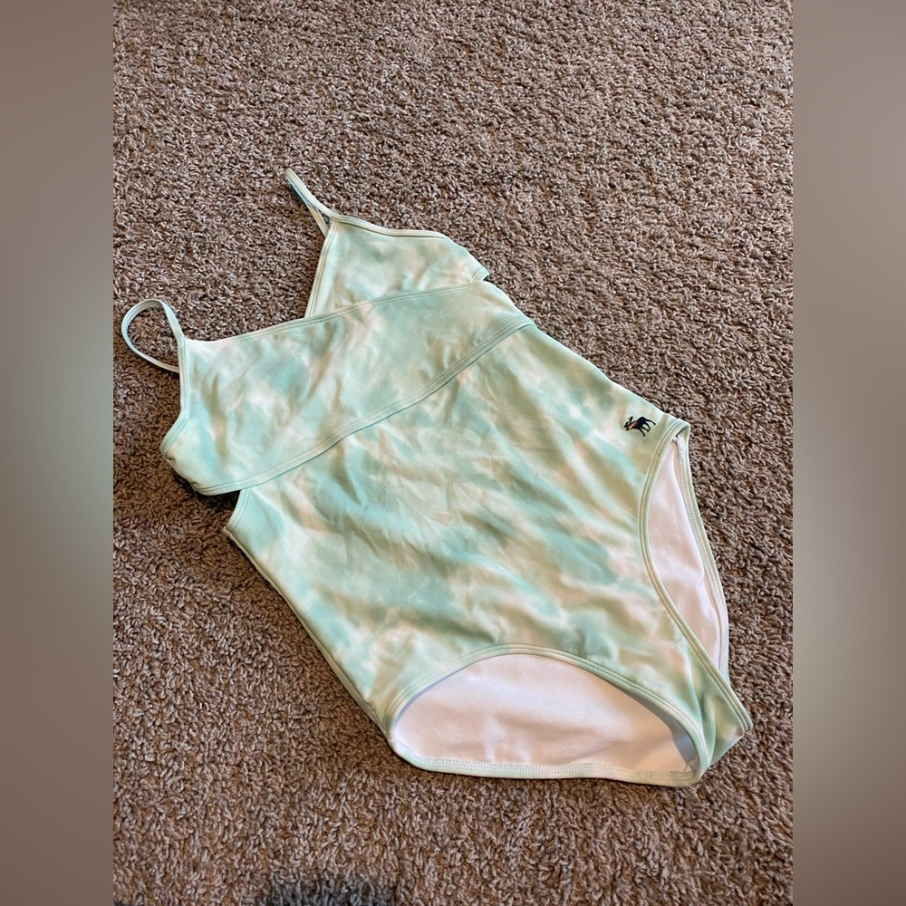 Abercrombie kids mint green swim suit